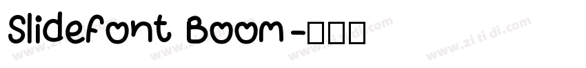 Slidefont Boom字体转换